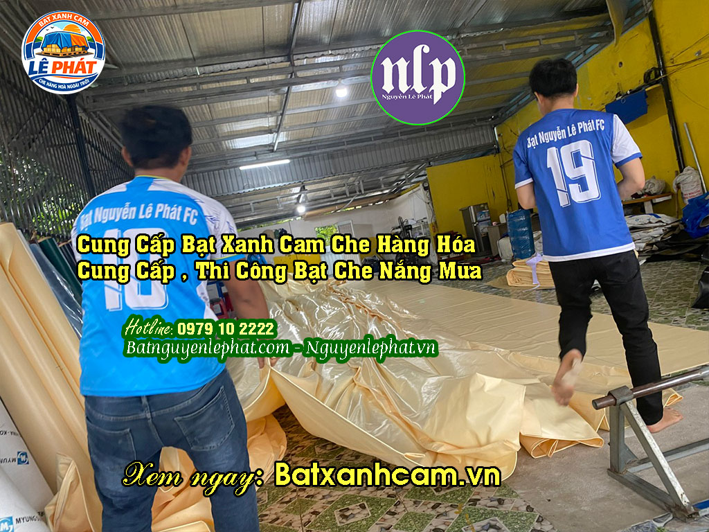 Xưởng Sản Xuất Bạt Xanh Cam Công Trình Giá Sỉ Ở Bảo Lâm, Bạt Xanh Cam Chống Thấm Lâm Đồng
