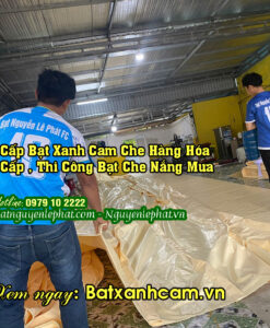 Bạt Xanh Cam Che Hồ Bơi, Khu Vui Chơi Ở Đức Trọng, Bạt PVC Chống Thấm Lâm Đồng