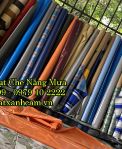 Bạt Che Vật Liệu Xây Dựng Ở Tp. Phan Rang , Bạt Kẻ Sọc 3 Màu Tại Ninh Thuận