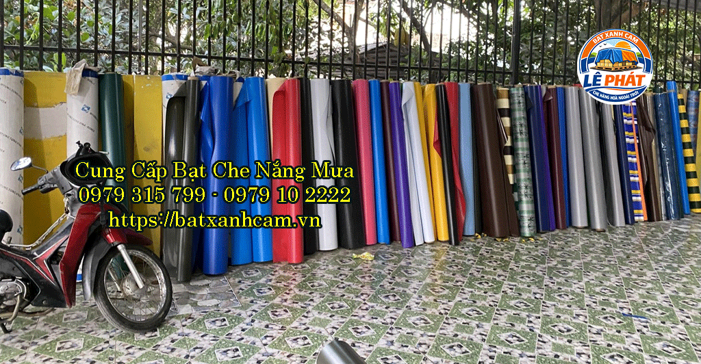 Bạt Canvas (Bạt Dù) Siêu Bền Ở Cẩm Mỹ, Bạt Kẻ Sọc 3 Màu Tại Đồng Nai