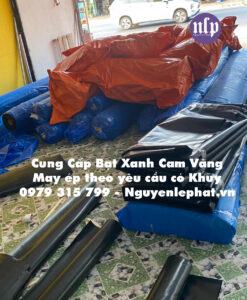 Bạt Xanh Cam Dày, Bạt 2 Da Hàn Quốc Ở Đồng Phú, Cuộn Bạt Xanh Cam Tại Bình