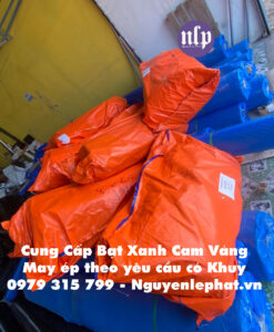 Bạt Xanh Cam Che Phủ Công Trình Ở Chơn Thành, Bạt Nhựa Giá Rẻ Tại Bình Phước