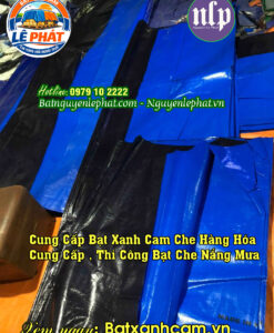 Bạt Xanh Cam Khổ Lớn Giá Sỉ Ở TP.Nha Trang, Bạt Xanh Cam Khổ 2m 4m 6m Khánh Hoà