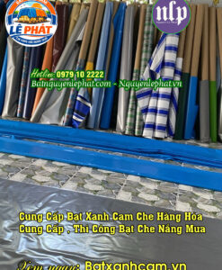 Xưởng Sản Xuất Bạt Xanh Cam che Hàng Hóa Ở Khánh Vĩnh, Bạt Xanh Cam Che Mưa Khánh Hoà